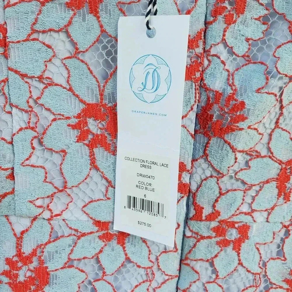 Draper James Collection Floral Lace Dress Size 6 - Picture 5 of 5